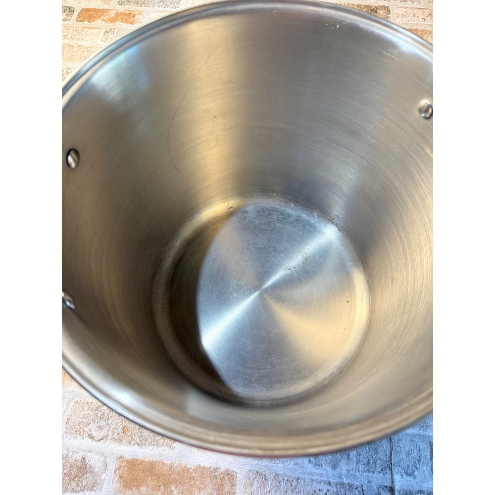 Tramontina Professional 22 Qt Stock Pot 18/10 Stainless Steel 20.8L Silver